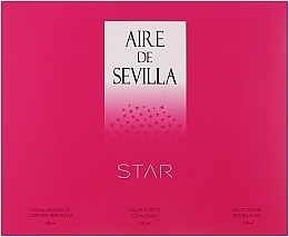 Fragrances, Perfumes, Cosmetics Instituto Espanol Aire de Sevilla Star - Set (edt/150 ml + b/cr/150 ml + sh/gel/150 ml)