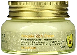 Fragrances, Perfumes, Cosmetics Nourishing Avocado Face Cream - Skinfood Avocado Rich Cream