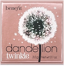 Fragrances, Perfumes, Cosmetics Illuminating Powder-Highlighter - Benefit Dandelion Twinkle