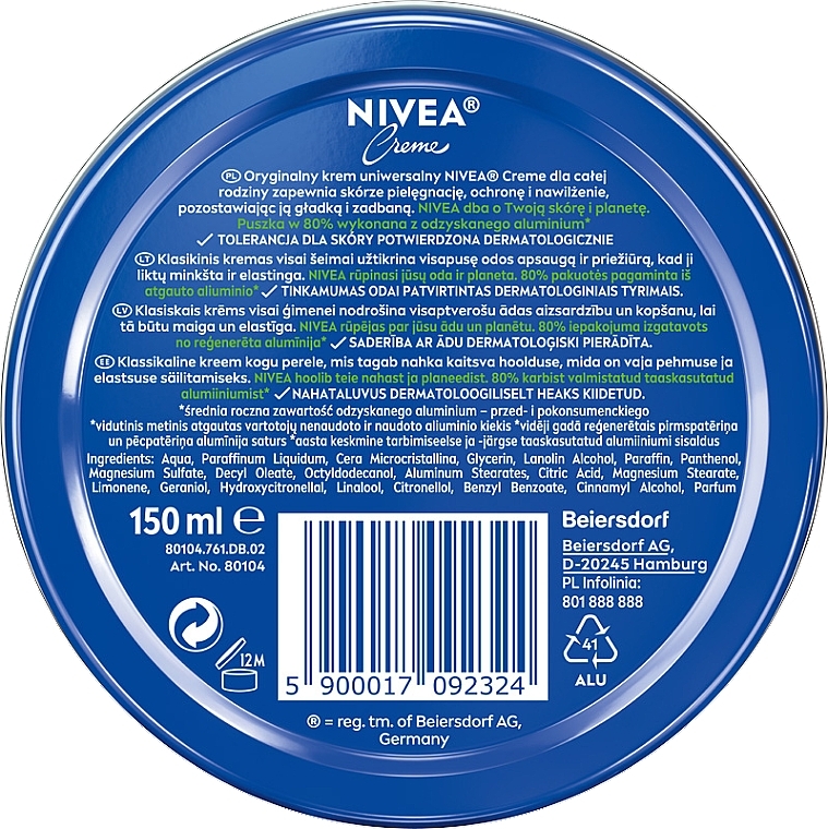 Universal Moisturizing Cream - NIVEA Creme — photo N2