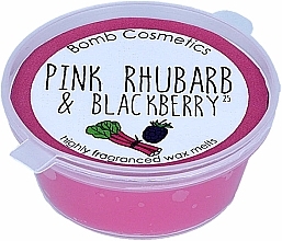 Fragrances, Perfumes, Cosmetics Scented Wax Melts - Bomb Cosmetics Mini Melt Pink Rhubarb & Blackberry