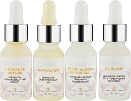 Serum Set "4 Weeks" - Chudesnik Serum 4 Weeks (anti-ox/ser/15ml + re-vital/ser/15ml + lifting/ser/15ml + re-plump/ser/15ml) — photo N2