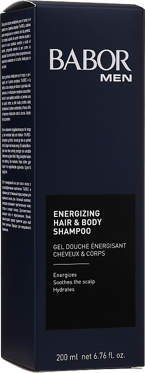 Energizing Hair & Body Gel Shampoo - Babor Men Energizing Hair & Body Shampoo — photo N1