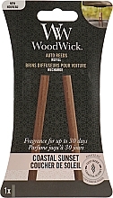 Fragrances, Perfumes, Cosmetics Car Reed Diffuser (refill) - Woodwick Coastal Sunset Auto Reeds Refill