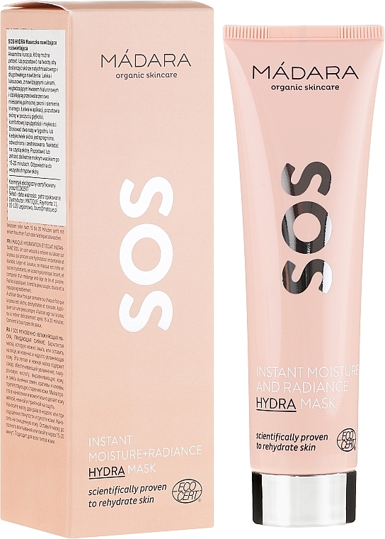 Face Mask "Hydration and Glow" - Madara Cosmetics SOS Instant Moisture+Radiance Hydra Mask — photo N6