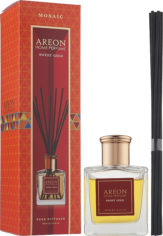 Mosaic Sweet Gold Fragrance Diffuser, HPM04 - Areon — photo N1