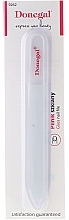 Double-Sided Glass Nail File, 14 cm, 9262, white - Donegal — photo N1