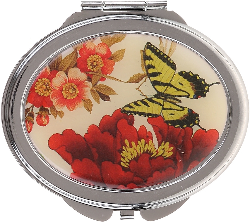 Mirror, 85451, yellow butterfly & red flower - Top Choice — photo N1