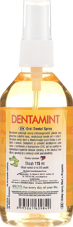 Bione Cosmetics - Dentamint Mouth Spray Honey + Propolis — photo N15