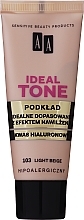 Face Foundation "Perfect Tone" - AA Ideal Tone Foundation Perfect Fit Multi Hydration — photo N1