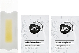 Facial Wax Strips - Body Natur Wax Strips for Face Sensitive Skin Bamboo And Spirulina — photo N2