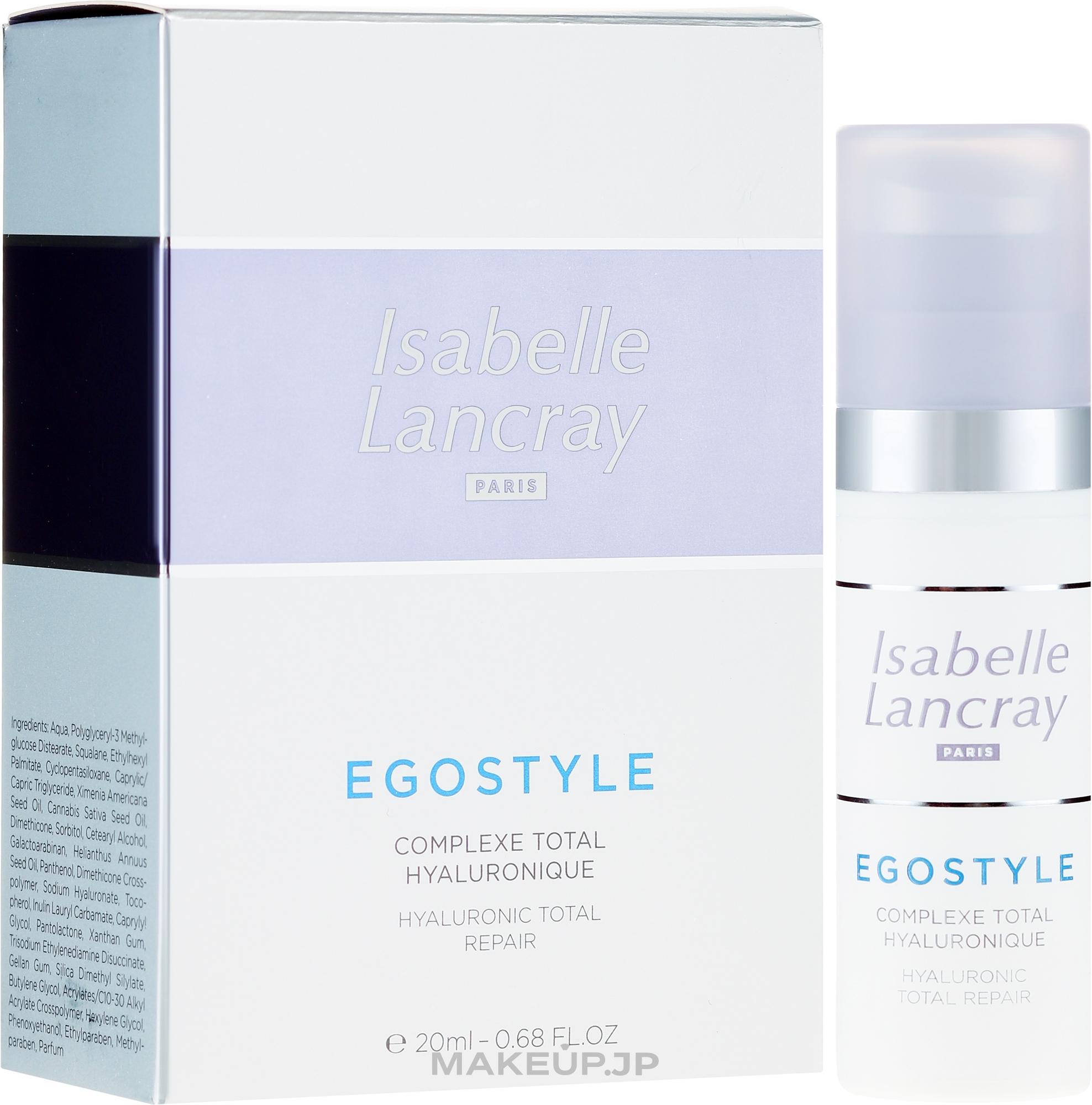 Anti-Aging Cream Serum with Hyaluronic Fillers - Isabelle Lancray Egostyle Hyaluronic Total Repair — photo 20 ml