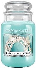 Fragrances, Perfumes, Cosmetics Scented Candle in Jar - Country Candle Baby It's Cold Outside