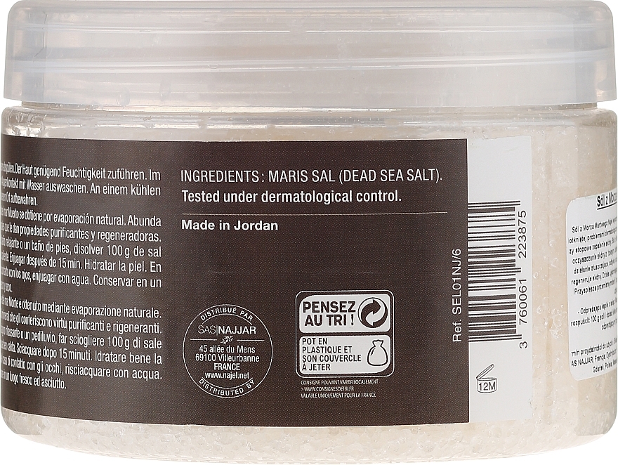 Bath Salt "Dead Sea" - Najel Dead Sea Salt — photo N5