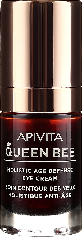 Eye Cream with Royal Jelly in Liposomes - Apivita Queen Bee Holistic Age Defence Eye Cream — photo N5
