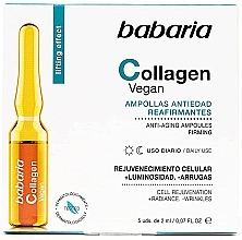 Firming Collagen Ampoule - Babaria Collagen Firming Anti-Anging Ampoules — photo N1