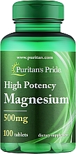 Fragrances, Perfumes, Cosmetics Magnesium Dietary Supplement - Puritan's Pride Triple Magnesium Complex 500 Mg