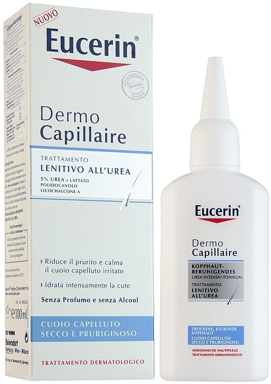 Dry & Irritated Scalp Concentrate - Eucerin DermoCapillaire Calming Urea — photo N1