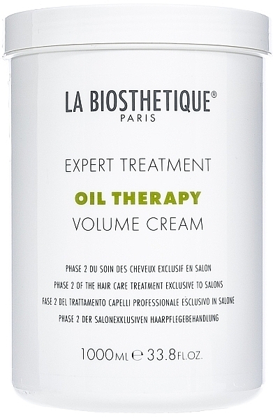 Restoring Mask for Thin Hair - La Biosthetique Oil Therapy Volume Cream — photo N1