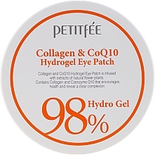 Collagen and Coenzyme Hydrogel Eye Patches - Petitfee & Koelf Collagen & Co Q10 Hydrogel Eye Patch — photo N2