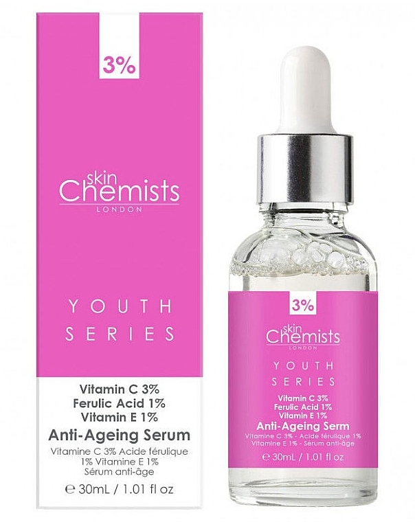 Anti-Aging Face Serum - Skin Chemists Youth Series Anti-Ageing Serum — photo N2