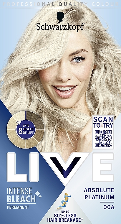 Bleaching Hair Color - Live Intense Bleach Permanent — photo N1