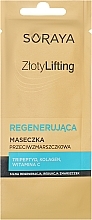 Fragrances, Perfumes, Cosmetics Anti-Wrinkle Face Mask - Soraya Zloty Lifting 60+ (sample)