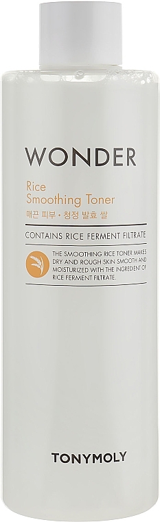 Rice Extract Face Toner - Tony Moly Wonder Rice Smoothing Toner — photo N1