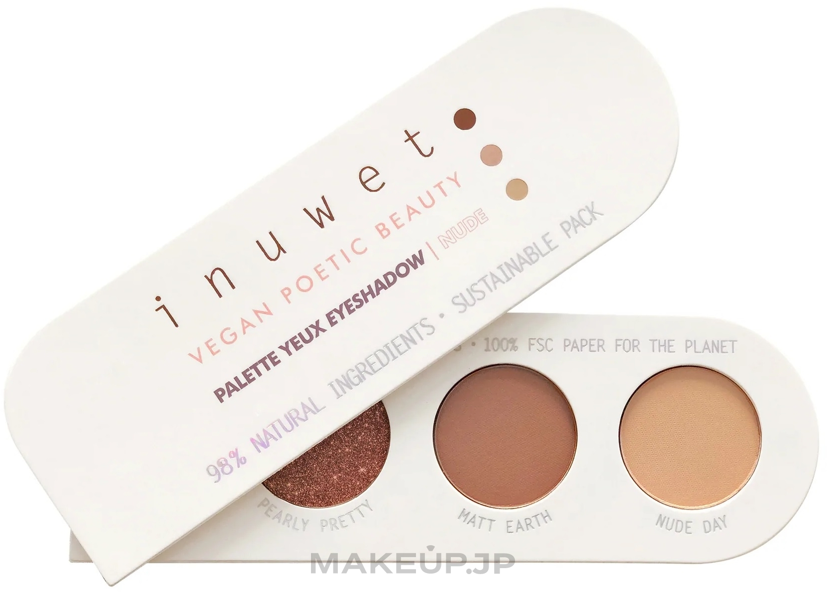 Eyeshadow Palette - Inuwet Eco-Eye Palette — photo Nude