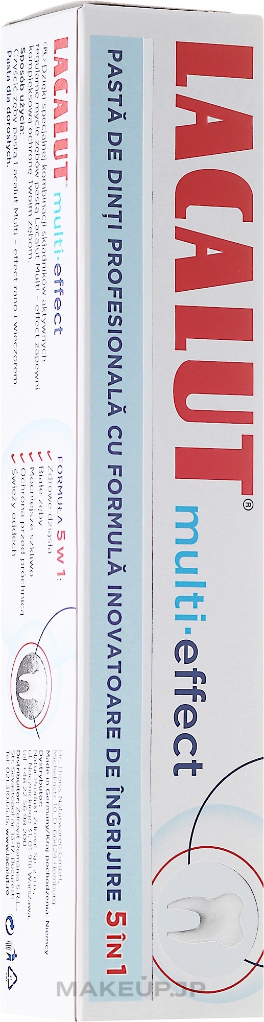 Toothpaste "Multi-Effect" - Lacalut 5in1 Multi-Effect Toothpaste — photo 75 ml