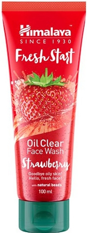 Strawberry Face Cleansing Gel - Himalaya Herbals Fresh Start Oil Clear Face Wash Strawberry — photo N2