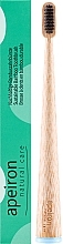 Bamboo Toothbrush, light blue - Apeiron — photo N2