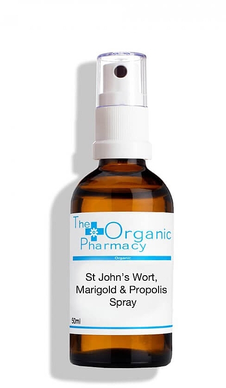 セントジョーンズワート、マリーゴールド、プロポリスを配合した消毒スプレー - Organic Pharmacy St Johns Wort, Marigold and Propolis Spray — photo N1