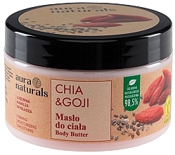 Fragrances, Perfumes, Cosmetics Chia & Goji Body Butter - Aura Naturals Chia & Goji Body Butter