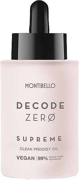 Revitalizing Hair Oil - Montibello Decode Zero Supreme Oil — photo N1