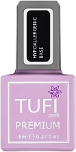 Fragrances, Perfumes, Cosmetics Unscented Base Coat, 15 ml - Tufi Profi Premium Hypoallergenic Base