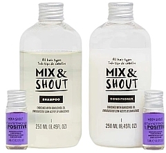 Set for All Hair Types - Mix & Shout Balancing Routine (sham/250ml + condit/250ml + ampoul/2x5ml) — photo N2