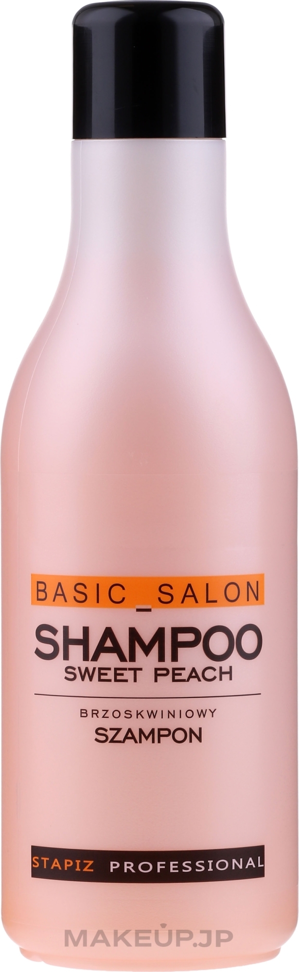 Hair Shampoo "Peach" - Stapiz Basic Salon Shampoo Sweet Peach — photo 1000 ml