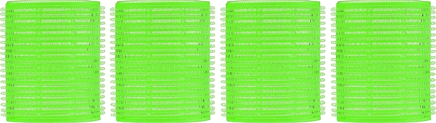 Velcro Curlers, 4 pcs, green - Deni Carte — photo N1