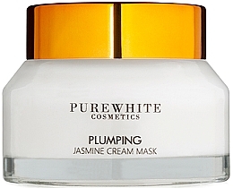 Firming Jasmine Facial Cream-Mask - Pure White Cosmetics Plumping Jasmine Cream Mask — photo N1