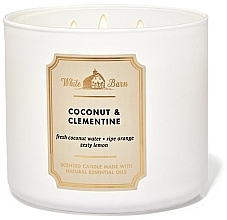 Fragrances, Perfumes, Cosmetics Scented Candle 'Coconut & Clemntine', 3 wicks - Bath & Body Work 3 Wick Candle