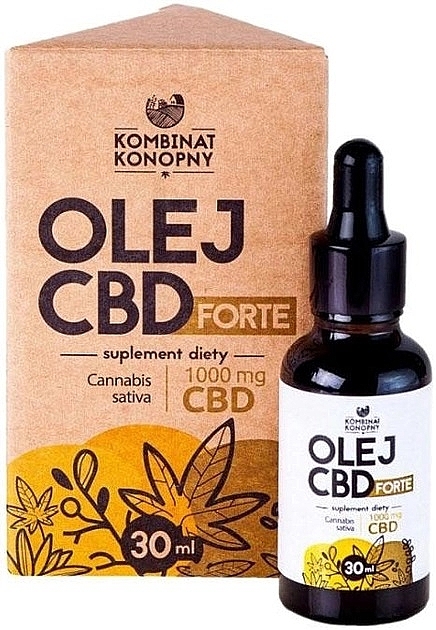 Hemp oil - Kombinat Konopny Oil CBD Forte 1000 mg — photo N1