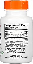 High Absorption Coenzyme Q10 with BioPerine, 100 mg, veg capsules - Doctor's Best — photo N2