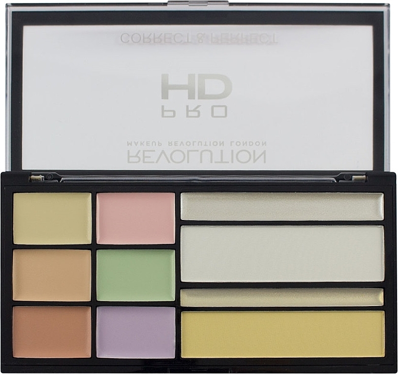 Correcting Palette - Makeup Revolution HD Correct and Perfect Palette — photo N1