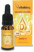 Fragrances, Perfumes, Cosmetics Natural Vitamin D3, 2000IU - Vitaking Natural Vitamin D3 2000IU Drops