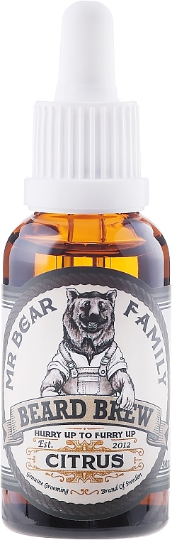 Beard Oil - Mr. Bear Family Brew Oil Citrus  — photo N2