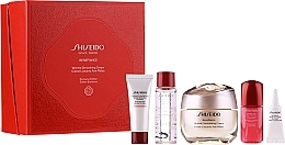 Set - Shiseido Benefiance Wrinkle Smoothing Cream Holiday Kit (f/cr/50ml + foam/15ml + treat/30ml + conc/10ml + eye/cr/2ml) — photo N1