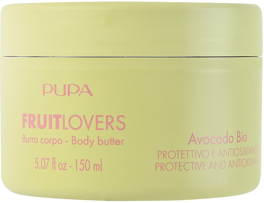 Avocado Body Butter - Pupa Fruit Lovers Avocado Organic Body Butter — photo N1