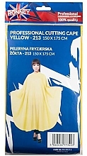 Professional Cutting Cape, yellow - Ronney Professional Cutting Cape — photo N1