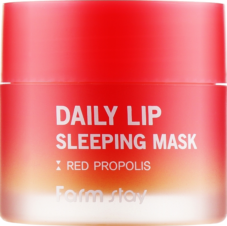 Red Propolis Night Lip Mask - FarmStay Daily Lip Sleeping Mask Red Propolis — photo N3